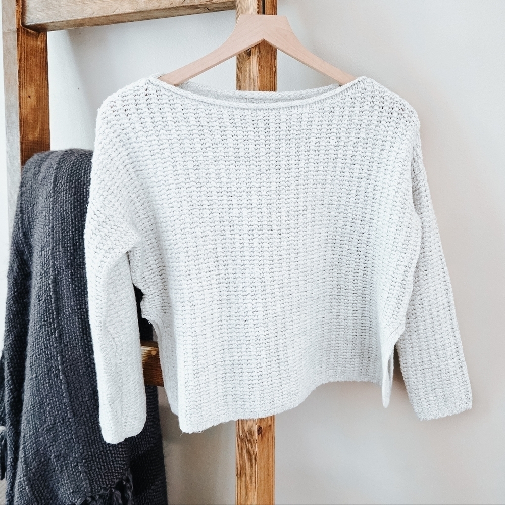 Lou& Grey Grey Knit Sweater (Size XS)